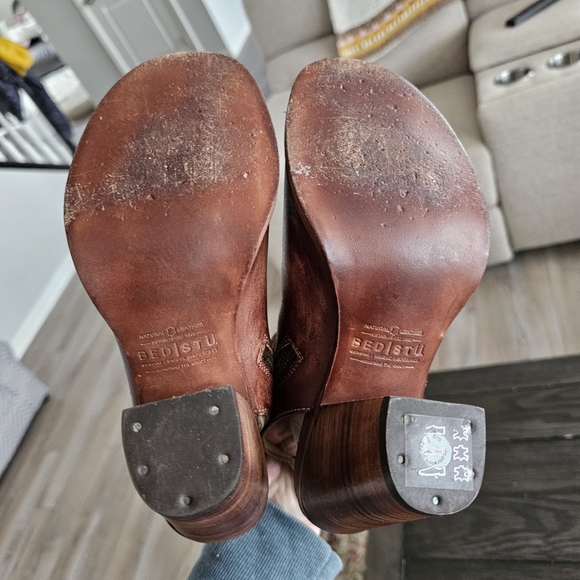 BedStu Occam Sandals In Teak Driftwood - Picture 9 of 9